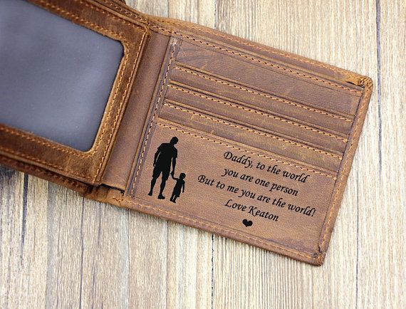 Personalised wallet for Valentine's day