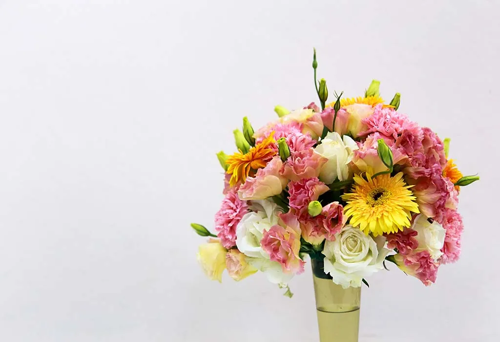 A bouquet of flowers