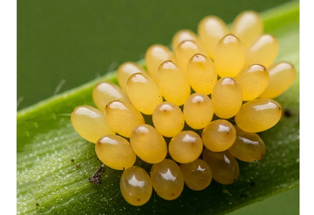 Eggs of ladybug