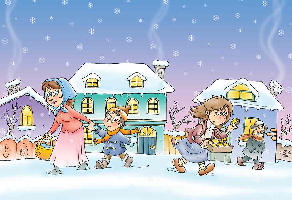 Short Story of the Little Match Girl for Children