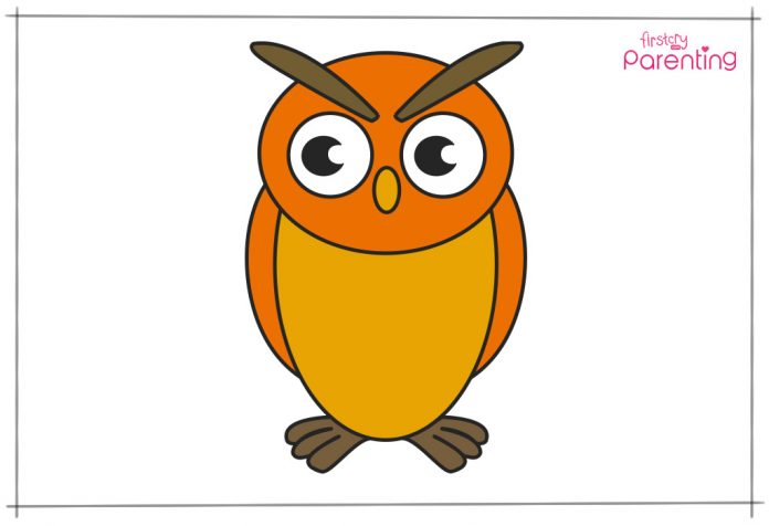 how to draw an owl