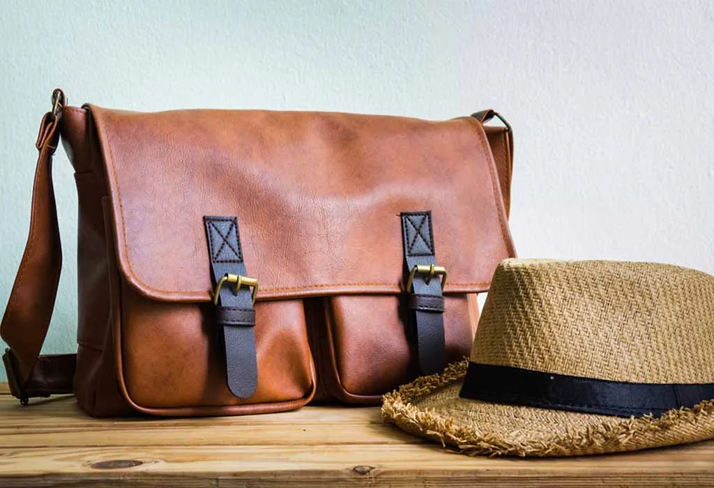 Leather Messenger Bag