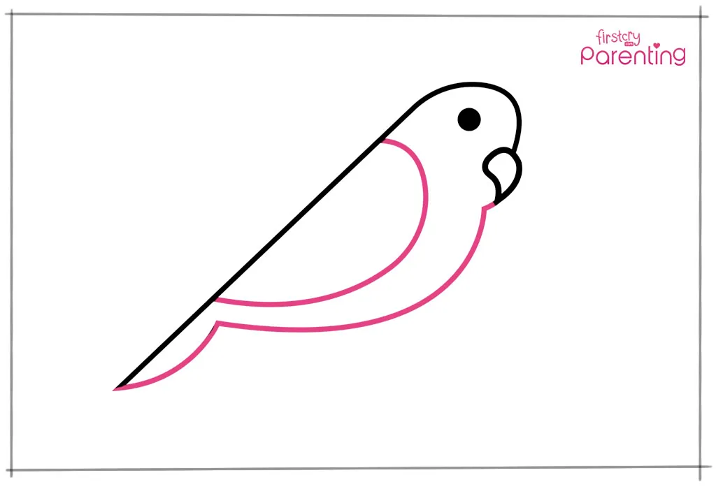 Cute bird outline drawing 01  How to draw A Cute bird simply  artjanag   YouTube