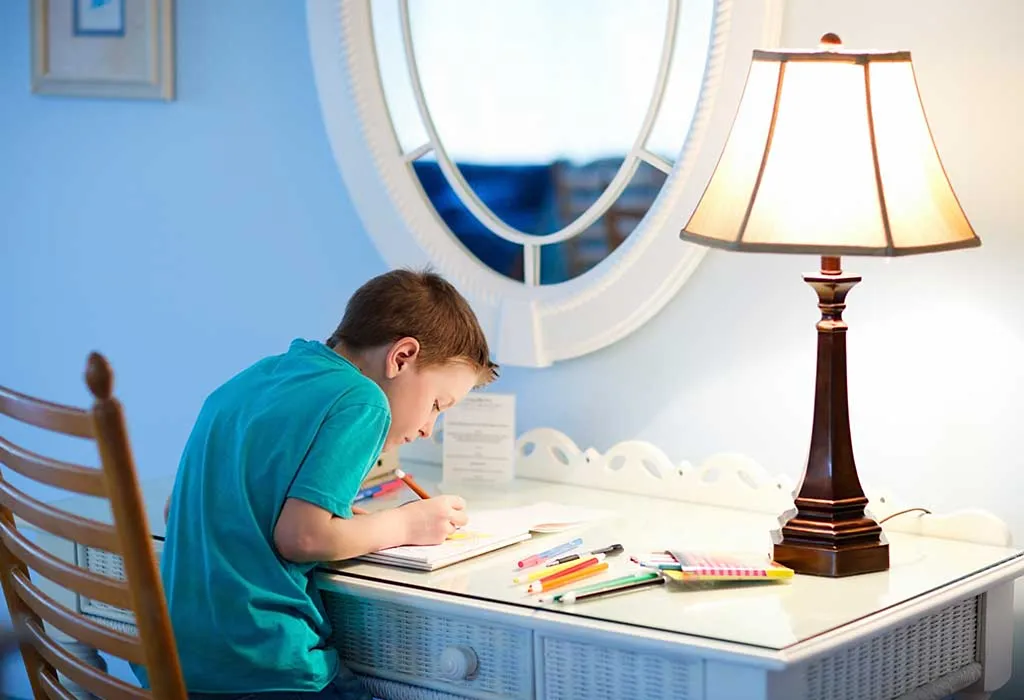 Homework station for kids