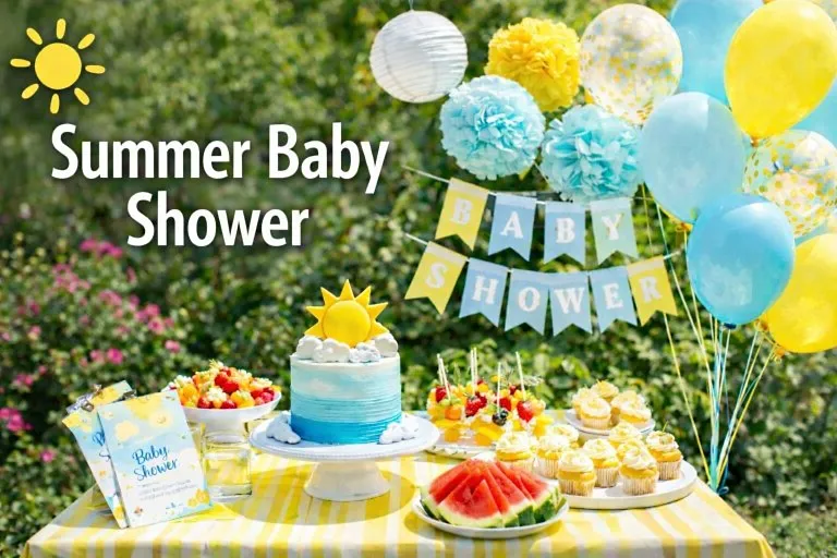 Summer Baby Shower - Themes, Invitations & Games