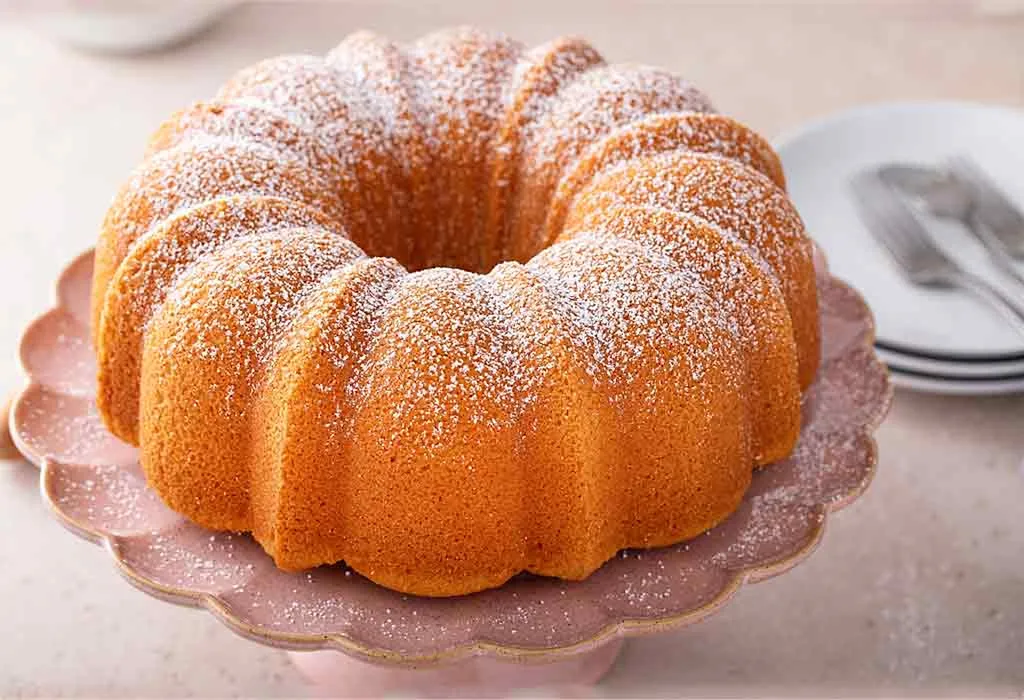 Peach and Cream Poundcake
