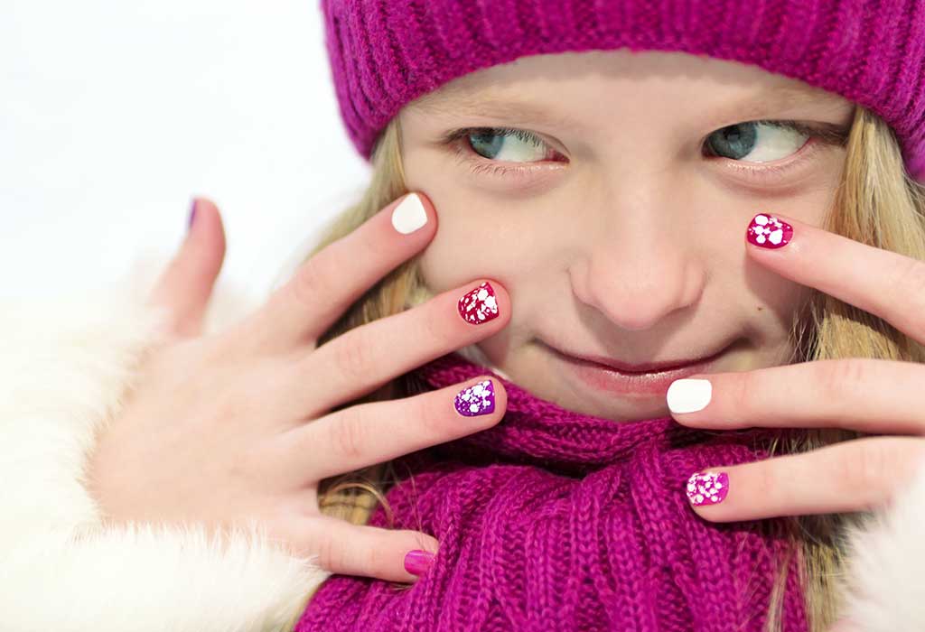 Glitter Nail Art for Kids