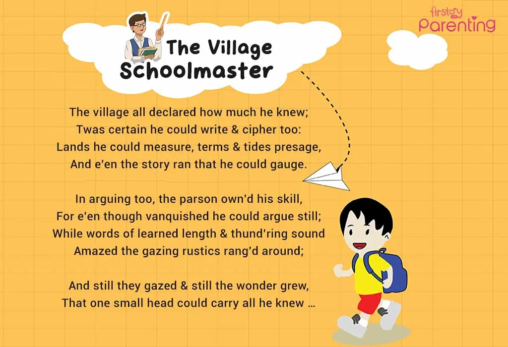 The Village Schoolmaster Poem