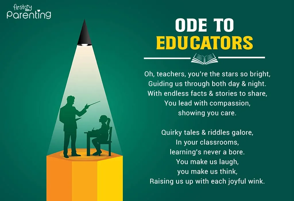 Ode to Educators Poem