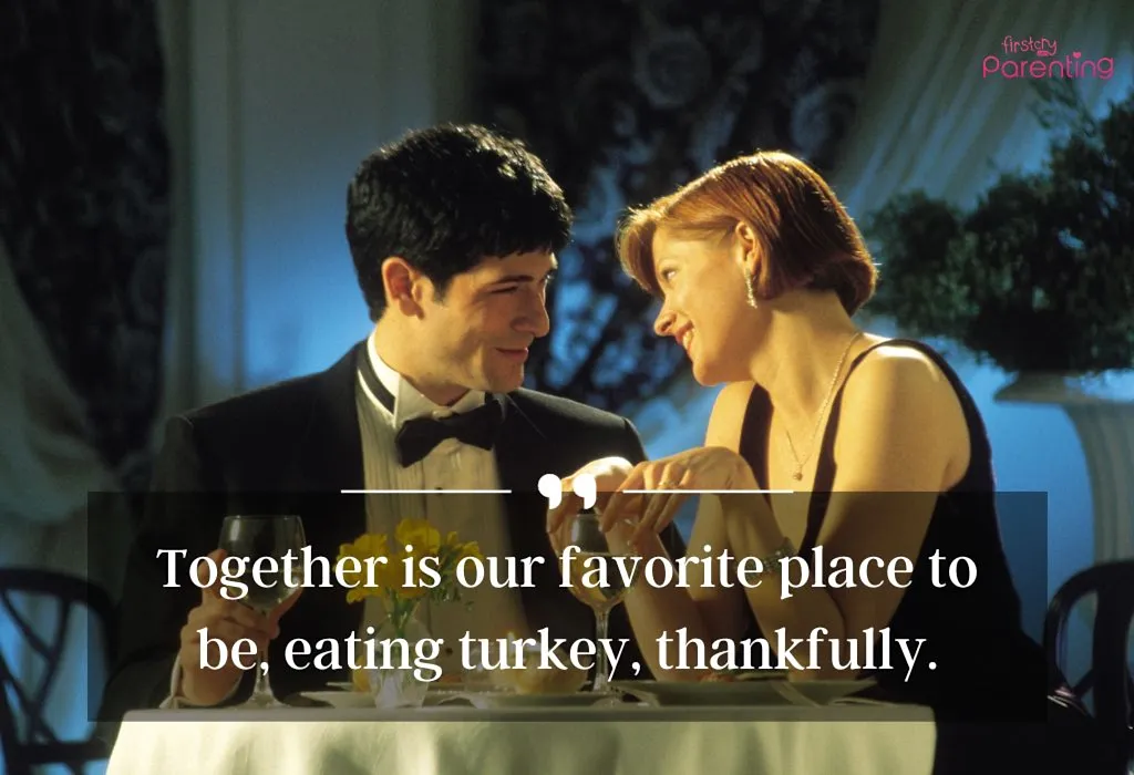 Thanksgiving Captions for Couples