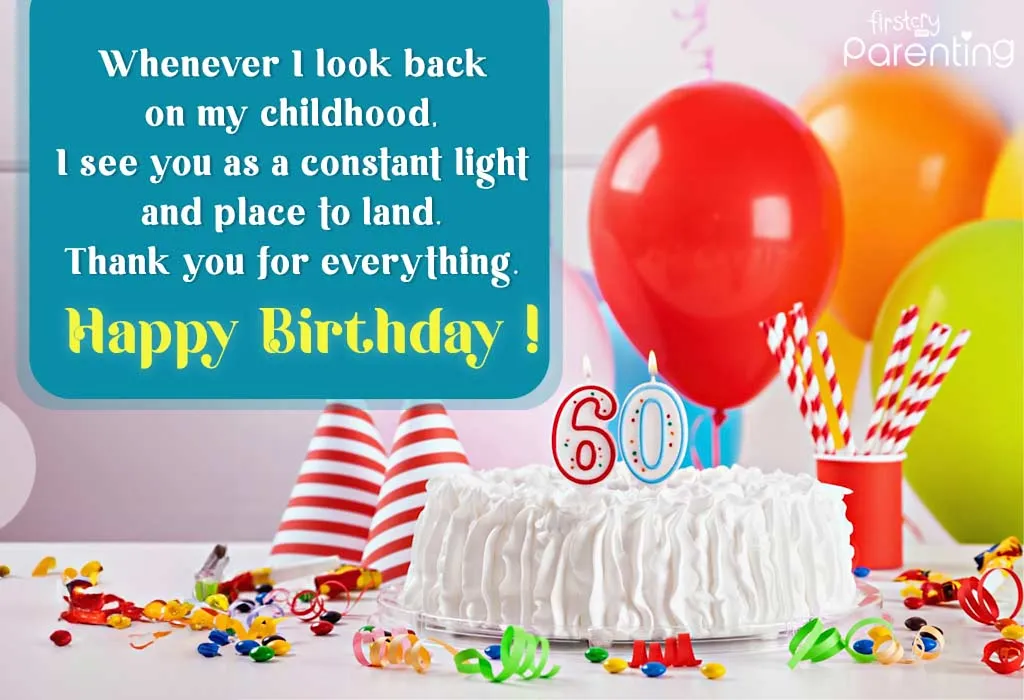 60th Happy Birthday Wishes and Quotes for Mom & Dad