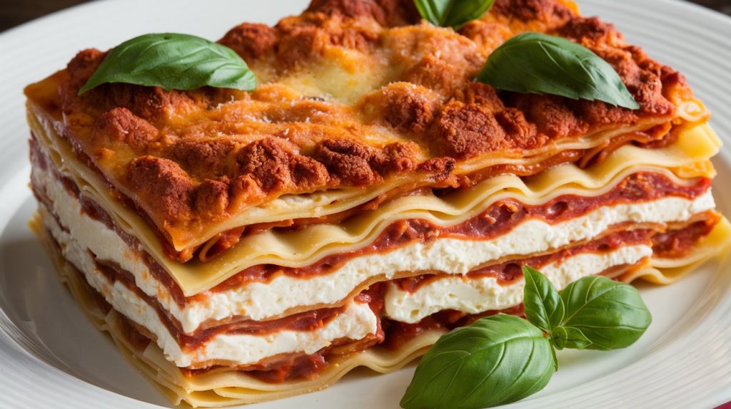 Four Cheese Lasagna