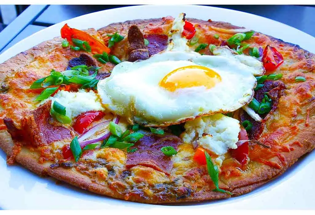 Sunny Side Up Pizza