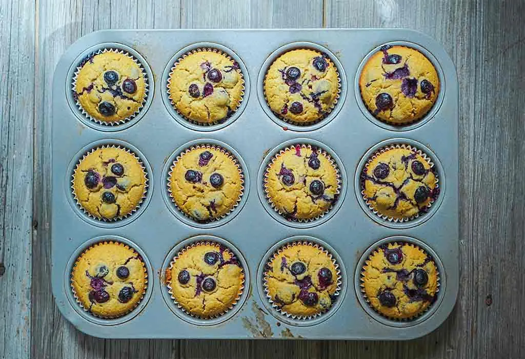 Blueberry Quinoa Muffins