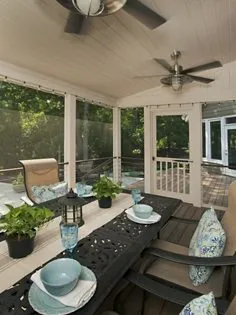 Banquet Styled Screened Porch
