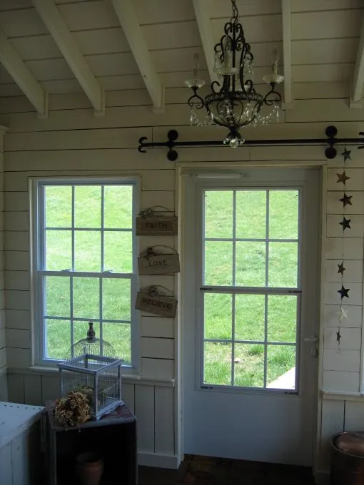 Shabby, Rugged Screened Porch