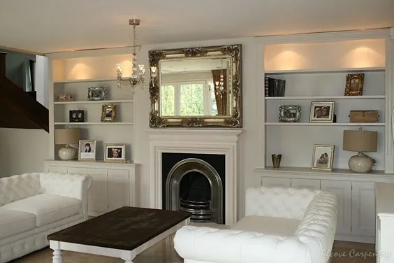 Make Use of a Fireplace and an Alcove