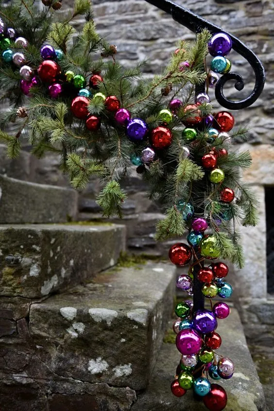 Bauble and Linen Garland