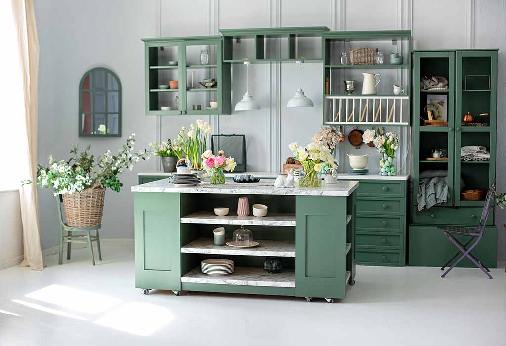 14 Green Kitchen Cabinet Ideas 2023 - Top Green Paint Colors for