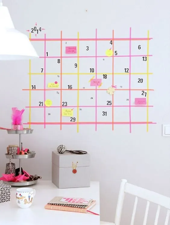 Washi Tape Calendar