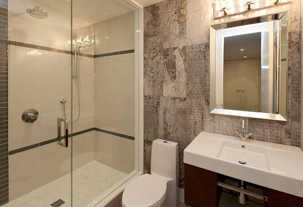 Create visual interest with tile stripe