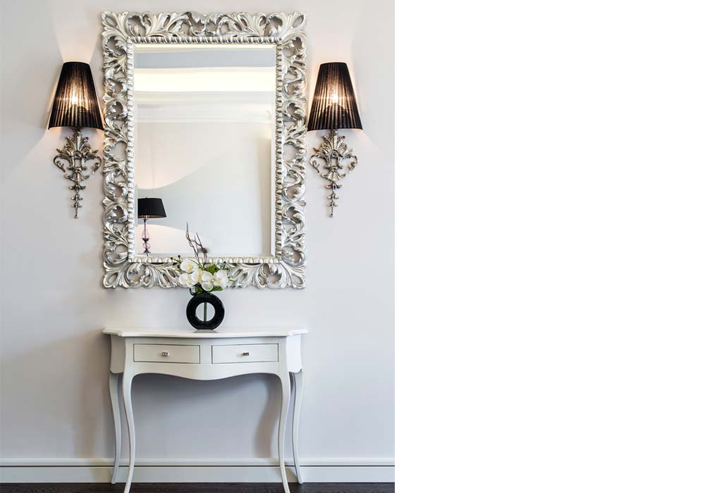Use A Large Decorative Mirror