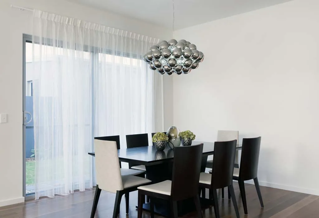 METALLIC BUBBLE CHANDELIER