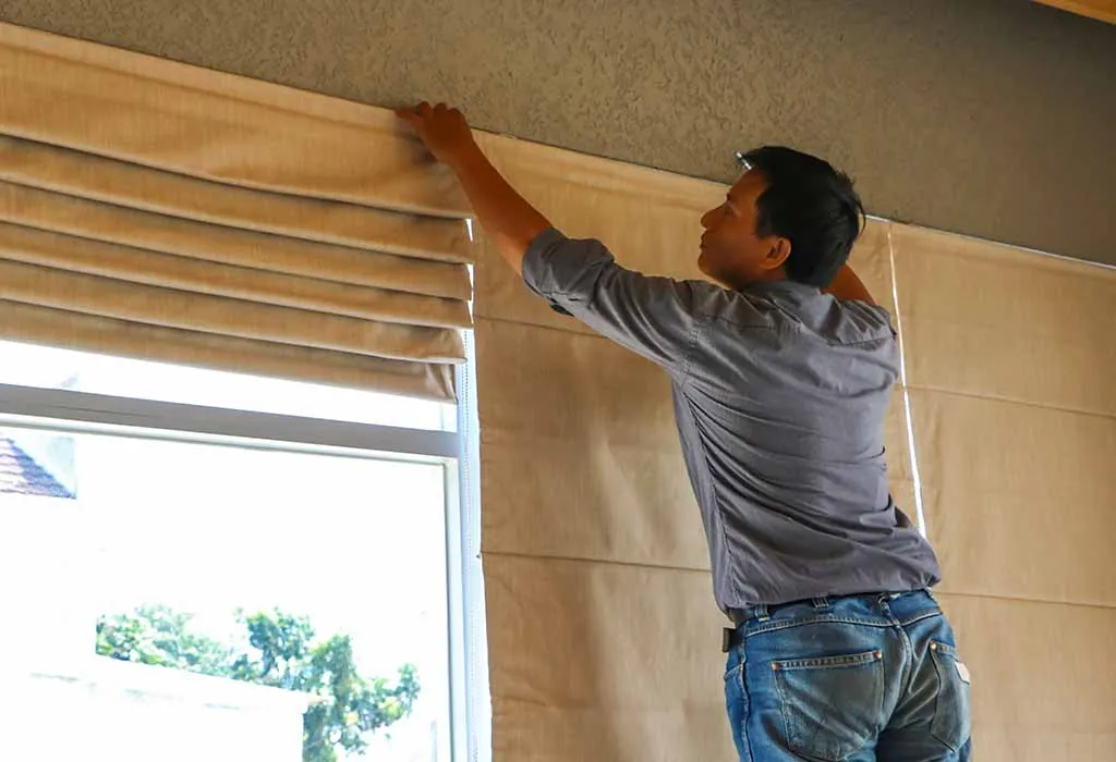 HOW TO MAKE ROMAN SHADES WITH LINING