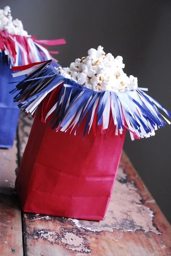 firecracker popcorn bag
