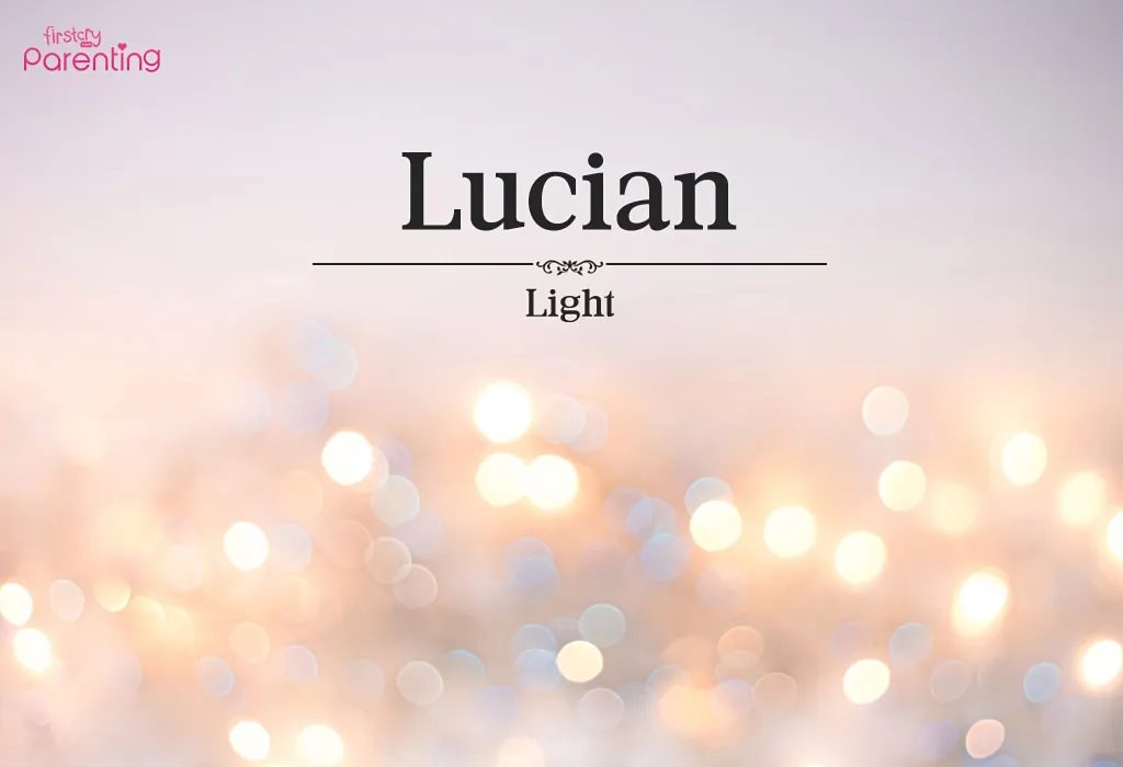Lucian - Medieval Boy Names Lucian - Medieval Boy Names