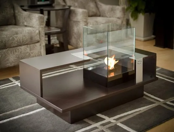 Fireplace Coffee Table