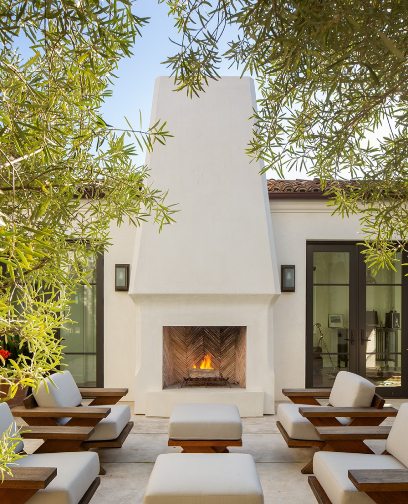 Fireplace With Tiles