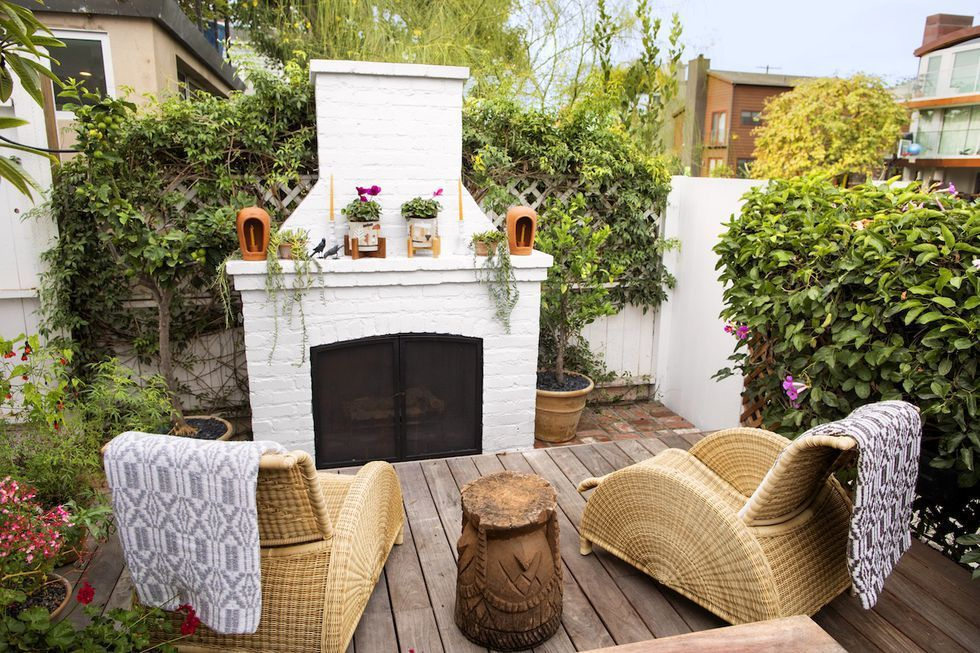Painted Outdoor Fire Pit