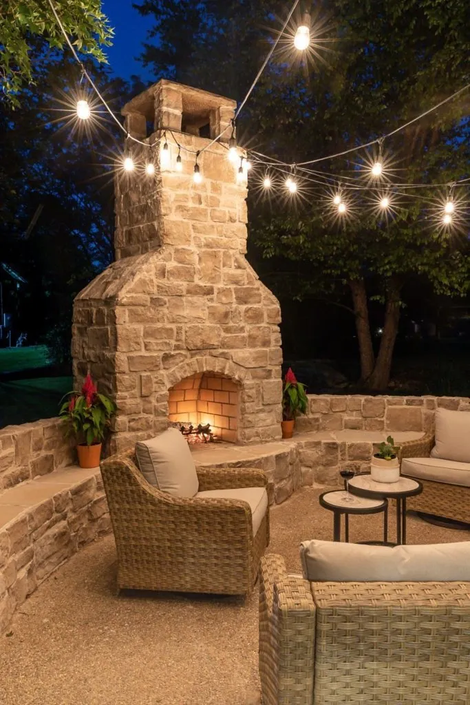 Outdoor Fireplace