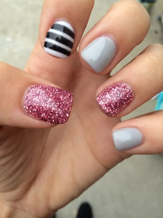 15 Best Glitter Nail Design Ideas To Glam Up Your Next Look