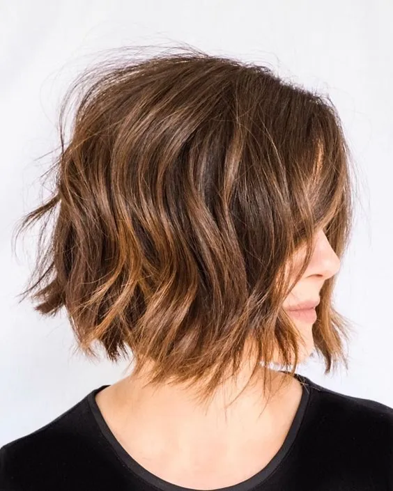 Short Hairstyles with Blunt Bangs