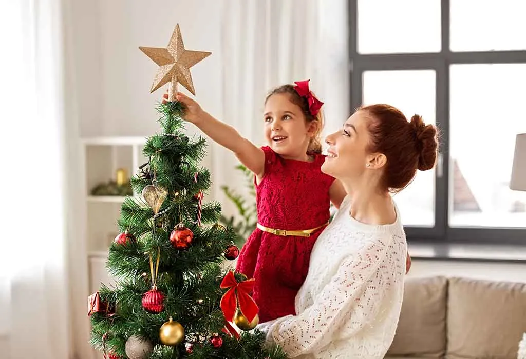 Peaceful Parenting: Decorating a Contact Paper Christmas Tree