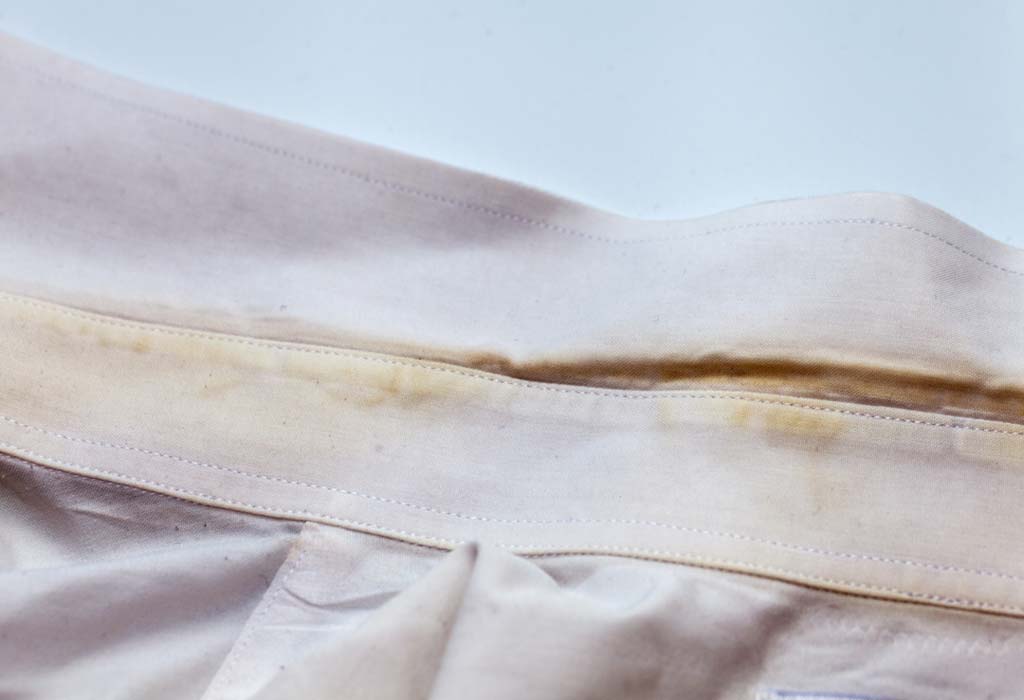 How to Get Rid of Yellow Underarm Pit Stains and Collar Stains