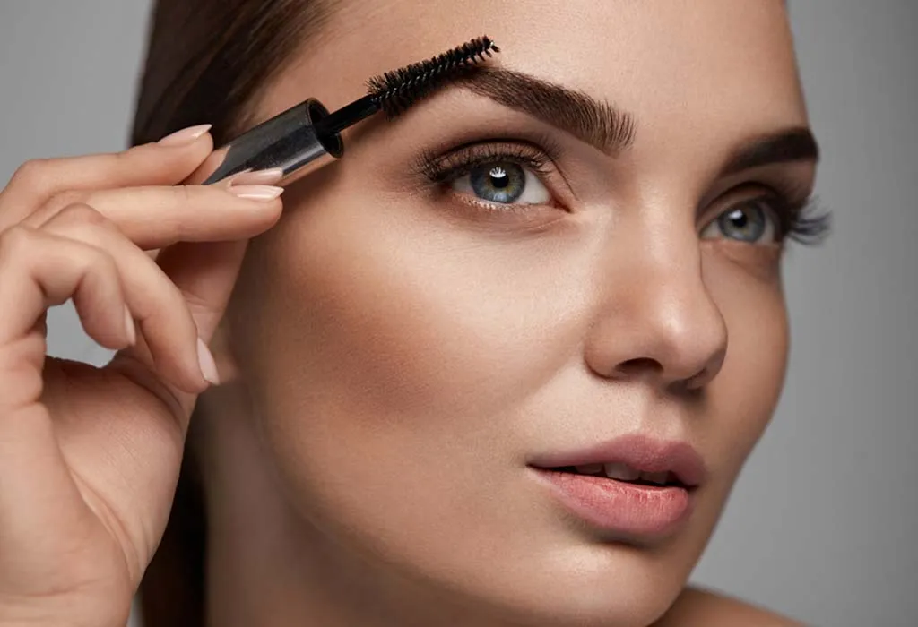 It's time to put on your brow makeup and set it