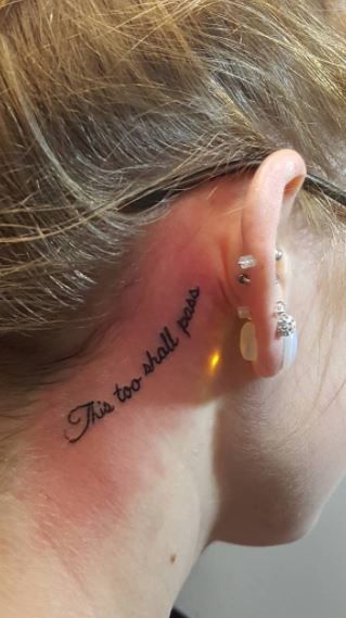240 Beautiful Behind the Ear Tattoo Ideas with Meaning 2022   TattoosBoyGirl  Behind ear tattoos Boho tattoos Back ear tattoo