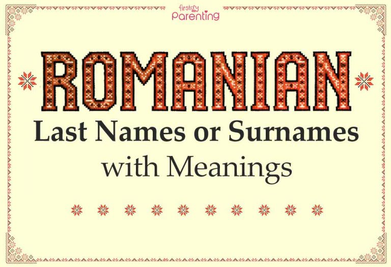 80 Romanian Last Names or Surnames with Meanings