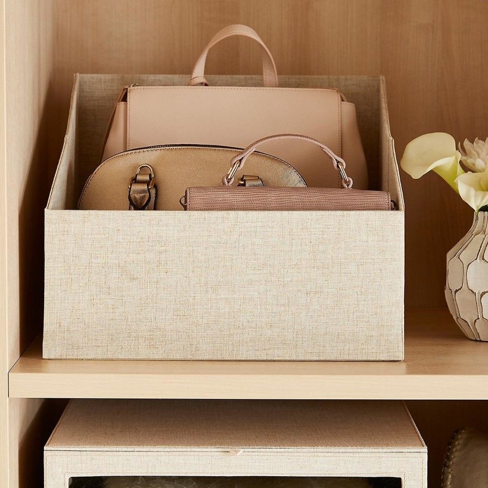 Bag Storage Ideas  Handbag storage, Bedroom storage, Purse storage