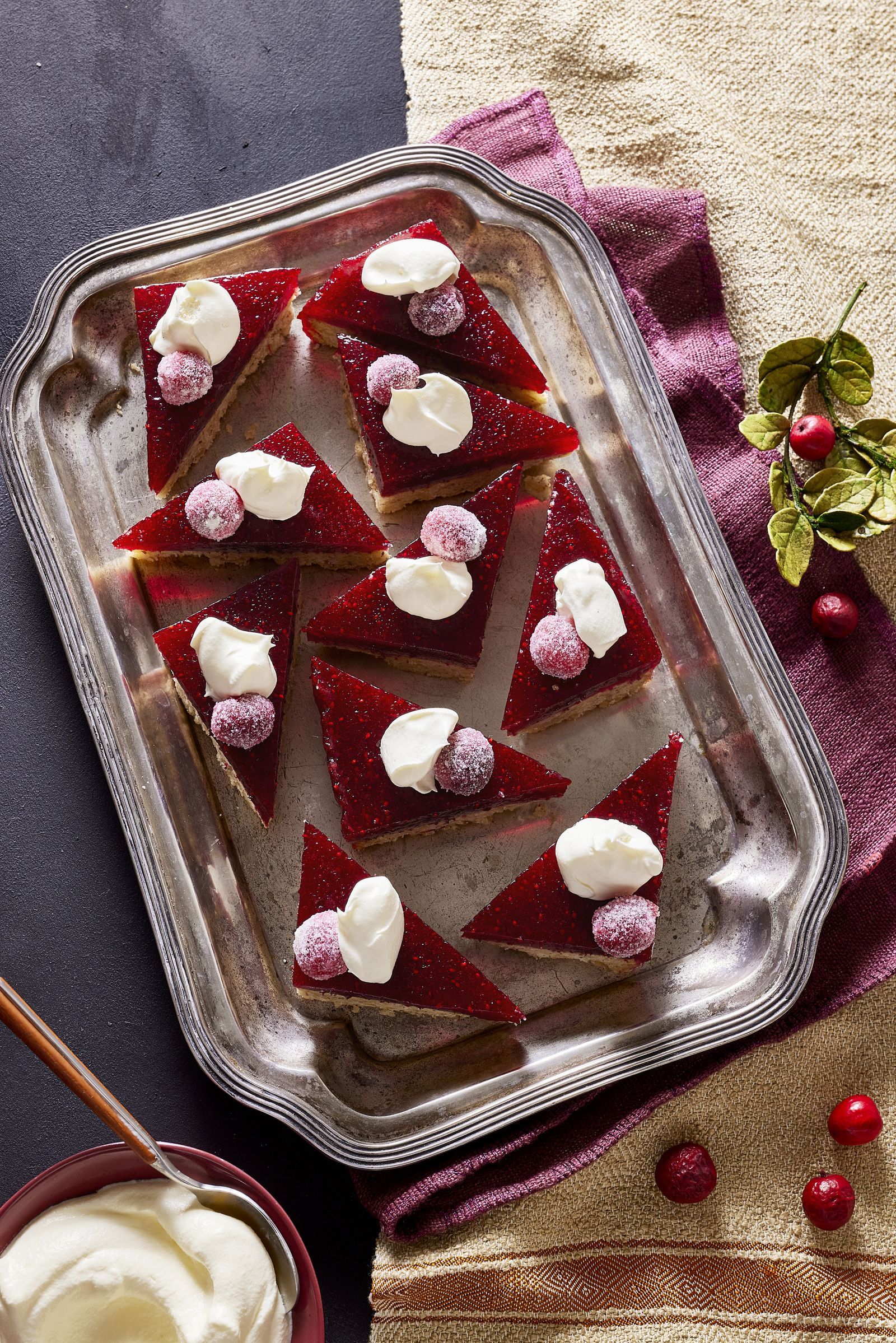 Cranberry Walnut Shortbread