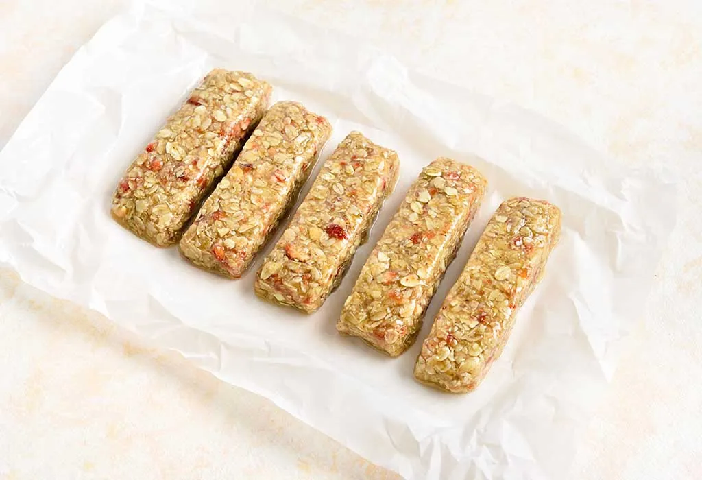 No Bake Granola Bar