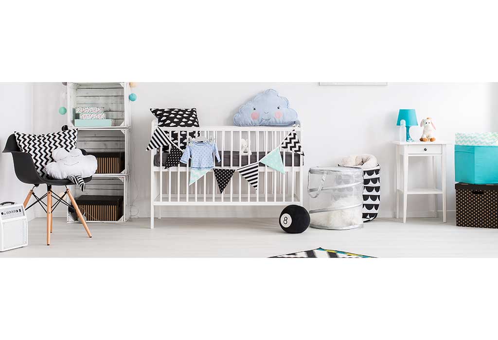 Nursery Furniture with a Black Color Scheme