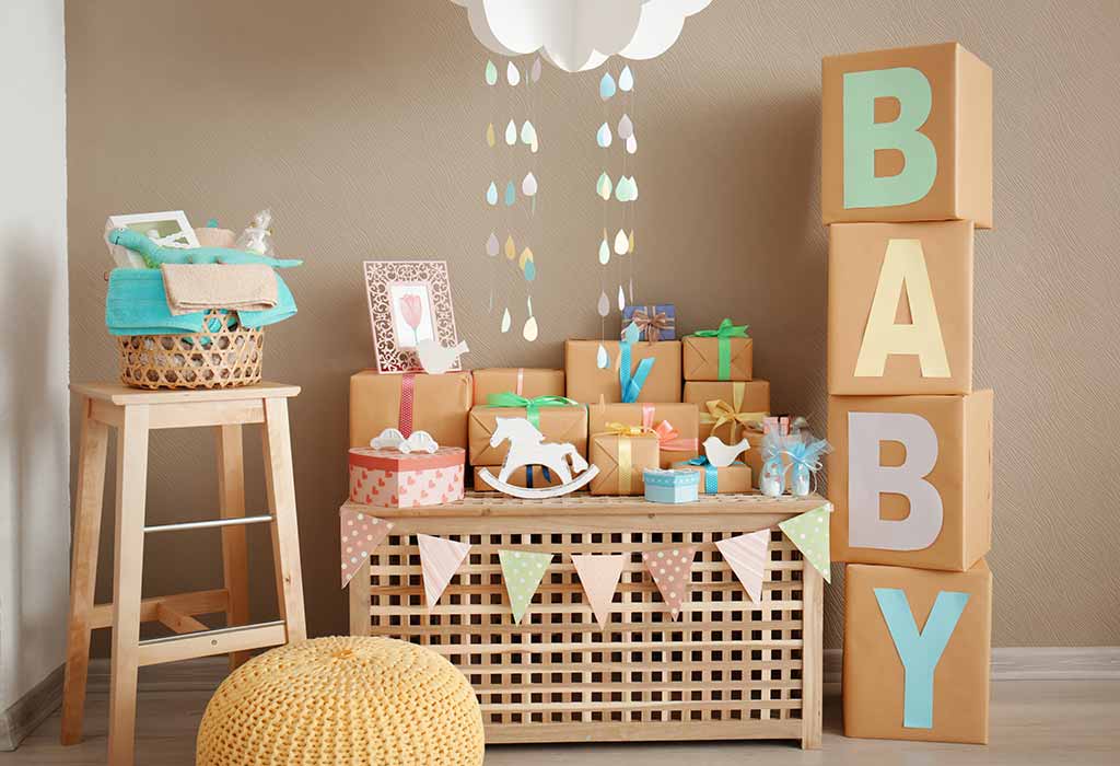 Pink giraffe baby shower hot sale decorations