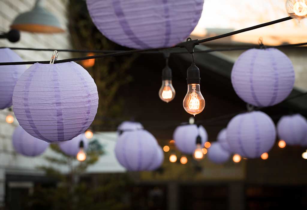 Unisex Purple Baby Shower