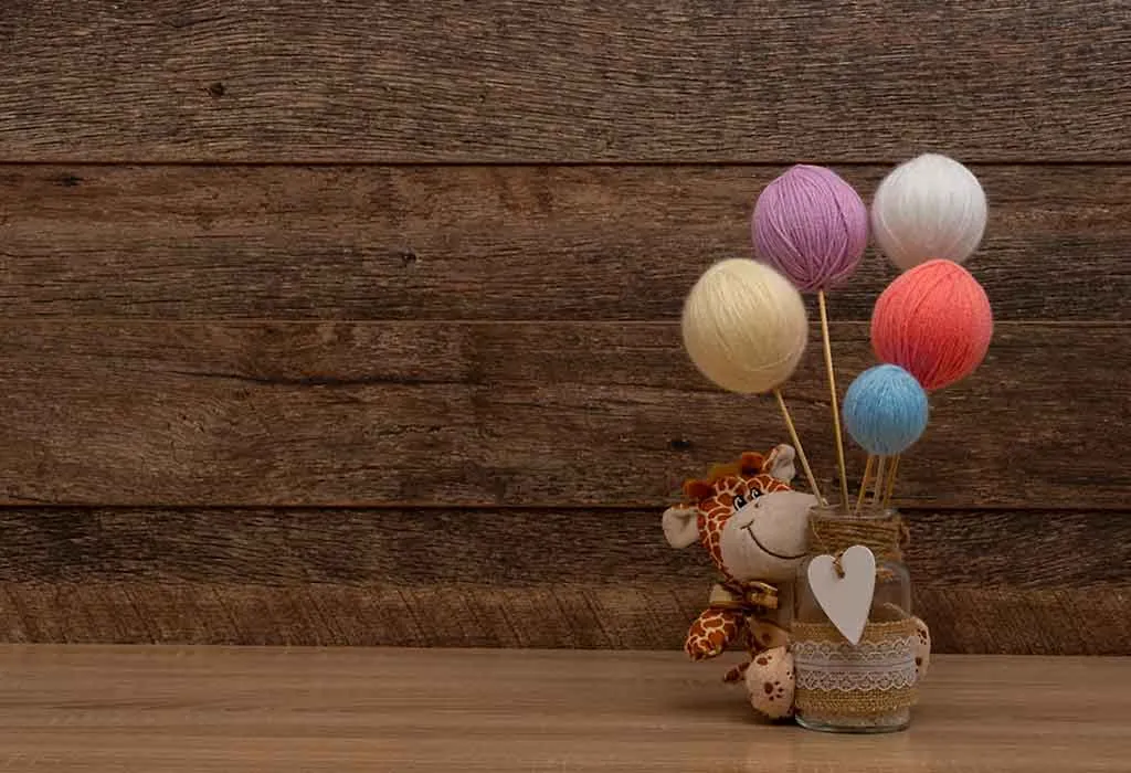 Rustic Giraffe Baby Shower Decoration