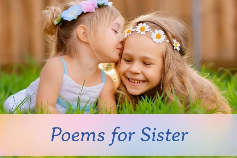 70+ Poems for Sister: Heartfelt Verses to Celebrate Her