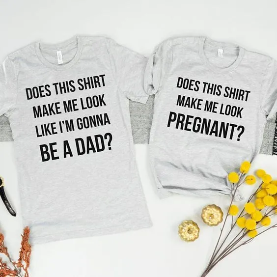 Be Nice to me I'm Pregnant, Be Nice to me My Wife is Pregnant, Couple Shirts